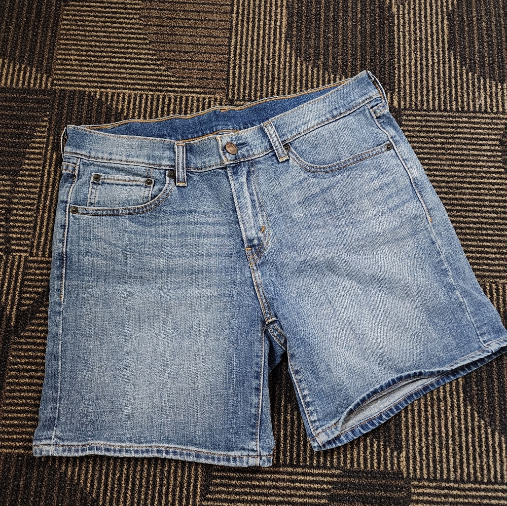 Levis Classic Blue Denim Women's Shorts